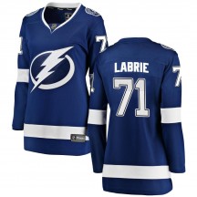 Women's Fanatics Branded Tampa Bay Lightning Pierre-Cedric Labrie Blue Home Jersey - Breakaway
