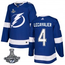 Youth Adidas Tampa Bay Lightning Vincent Lecavalier Blue Home 2020 Stanley Cup Champions Jersey - Authentic