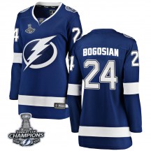 Women's Fanatics Branded Tampa Bay Lightning Zach Bogosian Blue Home 2020 Stanley Cup Champions Jersey - Breakaway