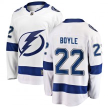 Men's Fanatics Branded Tampa Bay Lightning Dan Boyle White Away Jersey - Breakaway