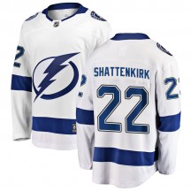 Men's Fanatics Branded Tampa Bay Lightning Kevin Shattenkirk White Away Jersey - Breakaway