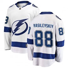 Men's Fanatics Branded Tampa Bay Lightning Andrei Vasilevskiy White Away Jersey - Breakaway