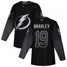 Youth Adidas Tampa Bay Lightning Brian Bradley Black Alternate Jersey - Authentic