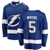 Men's Fanatics Branded Tampa Bay Lightning Philippe Myers Blue Home Jersey - Breakaway