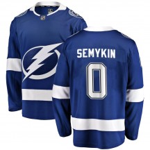 Men's Fanatics Branded Tampa Bay Lightning Dmitry Semykin Blue Home Jersey - Breakaway