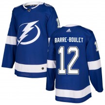 Men's Adidas Tampa Bay Lightning Alex Barre-Boulet Blue Home Jersey - Authentic