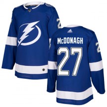 Men's Adidas Tampa Bay Lightning Ryan McDonagh Blue Home Jersey - Authentic