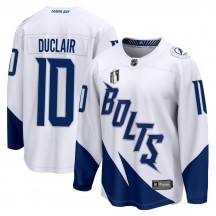 Youth Fanatics Branded Tampa Bay Lightning Anthony Duclair White 2022 Stadium Series 2022 Stanley Cup Final Jersey - Breakaway