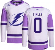 Youth Adidas Tampa Bay Lightning Jack Finley Hockey Fights Cancer Jersey - Authentic