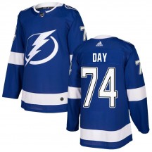 Youth Adidas Tampa Bay Lightning Sean Day Blue Home Jersey - Authentic