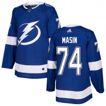 Youth Adidas Tampa Bay Lightning Dominik Masin Blue Home Jersey - Authentic