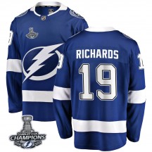 Men's Fanatics Branded Tampa Bay Lightning Brad Richards Blue Home 2020 Stanley Cup Champions Jersey - Breakaway