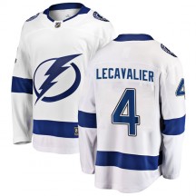 Youth Fanatics Branded Tampa Bay Lightning Vincent Lecavalier White Away Jersey - Breakaway
