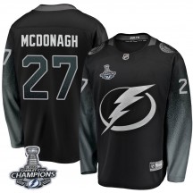 Youth Fanatics Branded Tampa Bay Lightning Ryan McDonagh Black Alternate 2020 Stanley Cup Champions Jersey - Breakaway