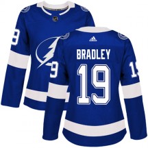 Women's Adidas Tampa Bay Lightning Brian Bradley Blue Home Jersey - Authentic
