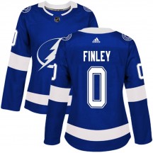 Women's Adidas Tampa Bay Lightning Jack Finley Blue Home Jersey - Authentic