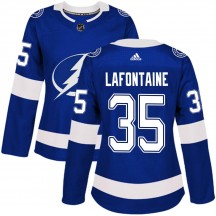 Women's Adidas Tampa Bay Lightning Jack LaFontaine Blue Home Jersey - Authentic
