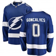 Youth Fanatics Branded Tampa Bay Lightning Gage Goncalves Blue Home Jersey - Breakaway