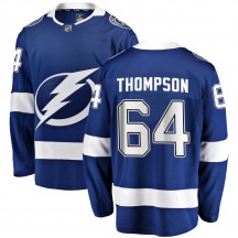 Youth Fanatics Branded Tampa Bay Lightning Jack Thompson Blue Home Jersey - Breakaway