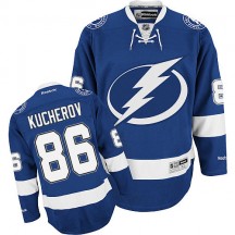 Men's Reebok Tampa Bay Lightning Nikita Kucherov Royal Blue Home Jersey - Authentic