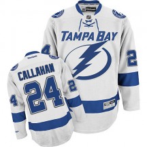 Women's Reebok Tampa Bay Lightning Ryan Callahan White Away Jersey - Authentic