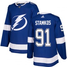 Men's Adidas Tampa Bay Lightning Steven Stamkos Blue Jersey - Authentic