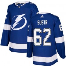 Youth Adidas Tampa Bay Lightning Andrej Sustr Royal Blue Home Jersey - Authentic