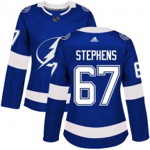 Women's Adidas Tampa Bay Lightning Mitchell Stephens Royal Blue Home Jersey - Authentic