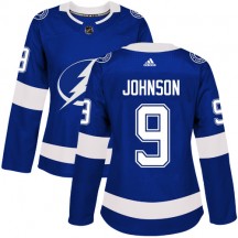 Women's Adidas Tampa Bay Lightning Tyler Johnson Royal Blue Home Jersey - Authentic