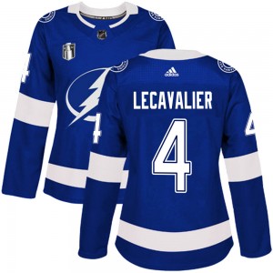 Women's Adidas Tampa Bay Lightning Vincent Lecavalier Blue Home 2022 Stanley Cup Final Jersey - Authentic