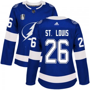 Women's Adidas Tampa Bay Lightning Martin St. Louis Blue Home 2022 Stanley Cup Final Jersey - Authentic