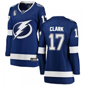 Women's Fanatics Branded Tampa Bay Lightning Wendel Clark Blue Home 2022 Stanley Cup Final Jersey - Breakaway