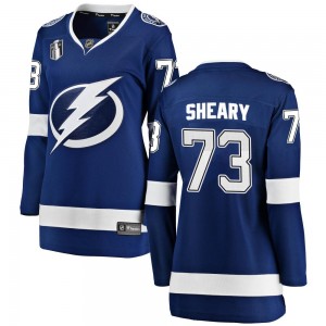 Women's Fanatics Branded Tampa Bay Lightning Conor Sheary Blue Home 2022 Stanley Cup Final Jersey - Breakaway