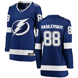 Women's Fanatics Branded Tampa Bay Lightning Andrei Vasilevskiy Blue Home Jersey - Breakaway