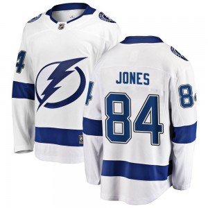 Men's Fanatics Branded Tampa Bay Lightning Ryan Jones White Away Jersey - Breakaway