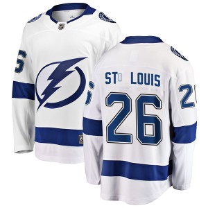 Men's Fanatics Branded Tampa Bay Lightning Martin St. Louis White Away Jersey - Breakaway