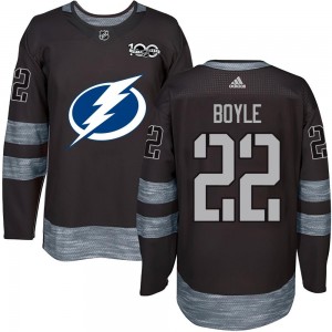 Youth Tampa Bay Lightning Dan Boyle Black 1917-2017 100th Anniversary Jersey - Authentic