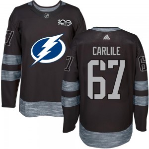 Youth Tampa Bay Lightning Declan Carlile Black 1917-2017 100th Anniversary Jersey - Authentic