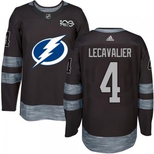 Youth Tampa Bay Lightning Vincent Lecavalier Black 1917-2017 100th Anniversary Jersey - Authentic
