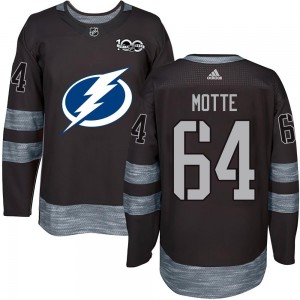 Youth Tampa Bay Lightning Tyler Motte Black 1917-2017 100th Anniversary Jersey - Authentic