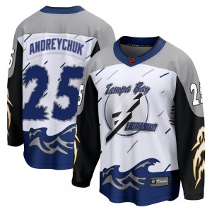 Youth Fanatics Branded Tampa Bay Lightning Dave Andreychuk White Special Edition 2.0 Jersey - Breakaway