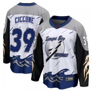 Youth Fanatics Branded Tampa Bay Lightning Enrico Ciccone White Special Edition 2.0 Jersey - Breakaway