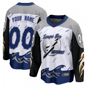 Youth Fanatics Branded Tampa Bay Lightning Custom White Custom Special Edition 2.0 Jersey - Breakaway