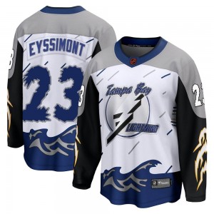 Youth Fanatics Branded Tampa Bay Lightning Michael Eyssimont White Special Edition 2.0 Jersey - Breakaway