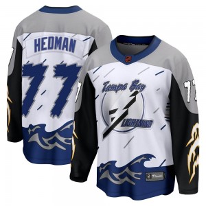 Youth Fanatics Branded Tampa Bay Lightning Victor Hedman White Special Edition 2.0 Jersey - Breakaway