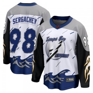 Youth Fanatics Branded Tampa Bay Lightning Mikhail Sergachev White Special Edition 2.0 Jersey - Breakaway