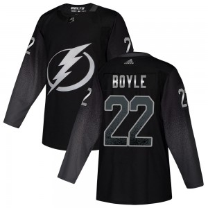 Youth Adidas Tampa Bay Lightning Dan Boyle Black Alternate Jersey - Authentic