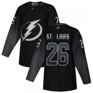 Youth Adidas Tampa Bay Lightning Martin St. Louis Black Alternate Jersey - Authentic