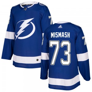 Men's Adidas Tampa Bay Lightning Grant Mismash Blue Home Jersey - Authentic