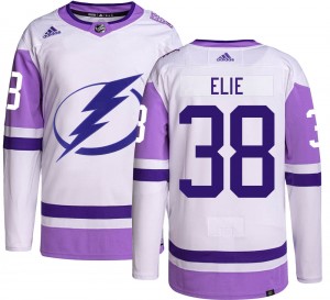 Youth Adidas Tampa Bay Lightning Remi Elie Hockey Fights Cancer Jersey - Authentic
